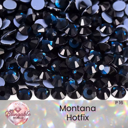 Montana - Hotfix Glass Flatback Rhinestone
