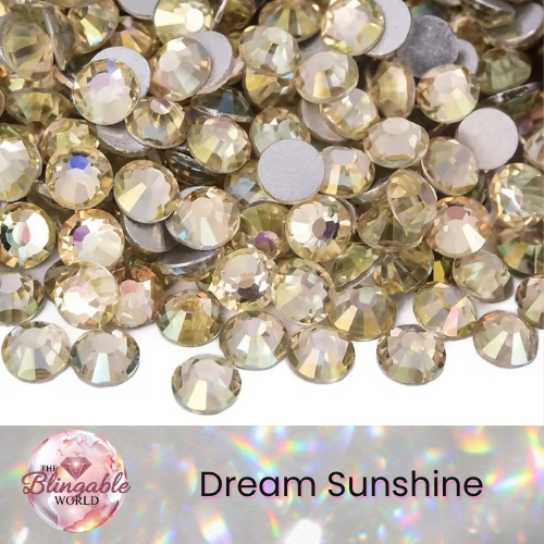Dream Sunshine - Glass Flatback Rhinestone
