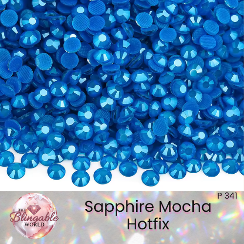 Sapphire Mocha - Hotfix Glass Flatback Rhinestone