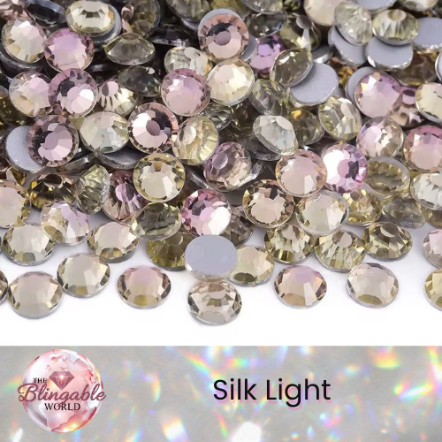 Silk Light - Glass Flatback Rhinestone