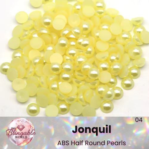 Jonquil - Half Round Pearls