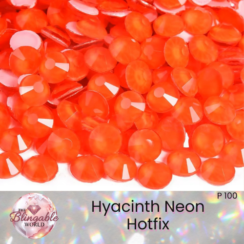 Hyacinth Neon - Hotfix Glass Flatback Rhinestone