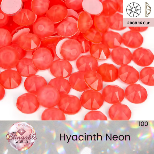 Hyacinth Neon - 2088 Glass Flatback Rhinestone