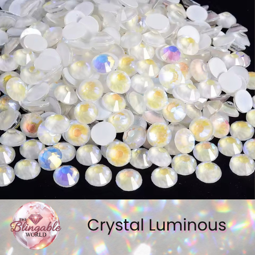 Crystal Luminous - Glass Flatback Rhinestone