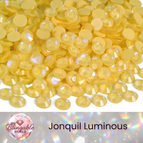 Jonquil Luminous - Glass Flatback Rhinestone