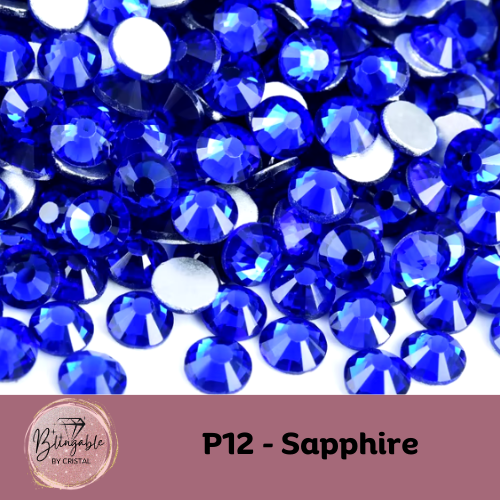 P 12 - Glass Flatback Rhinestone
