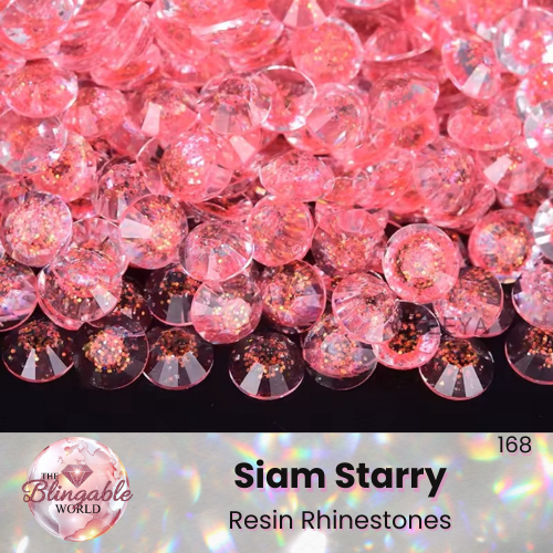 Siam Starry - Resin Flatback Rhinestone