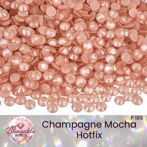 Champagne Mocha - Hotfix Glass Flatback Rhinestone