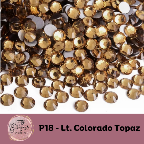 P 18 - Glass Flatback Rhinestone