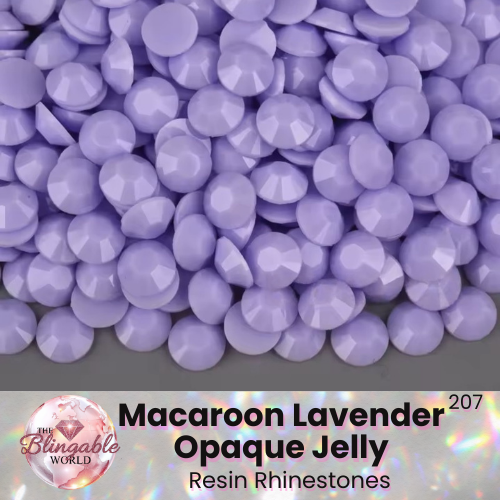 Macaroon Lavender - Resin Flatback Rhinestone