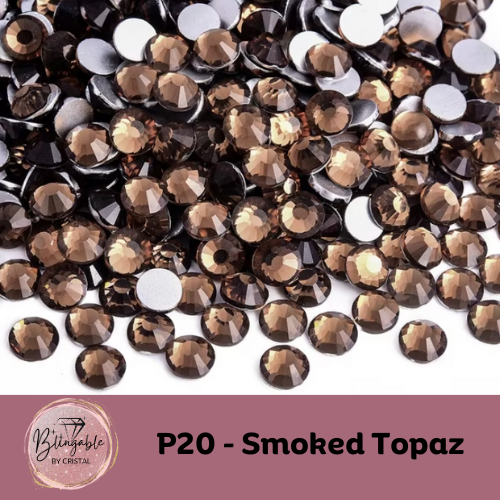 P 20 - Glass Flatback Rhinestone