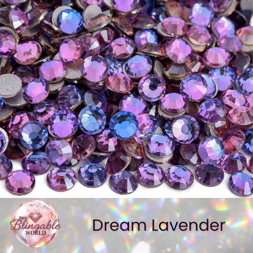 Dream Lavender - Glass Flatback Rhinestone