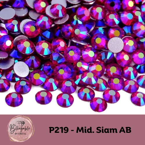 P 219 - Glass Flatback Rhinestone