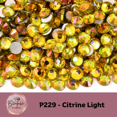 P 229 - Glass Flatback Rhinestone