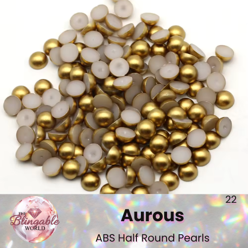 Aurous - Half Round Pearls