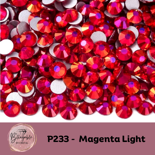 P 233 - Glass Flatback Rhinestone
