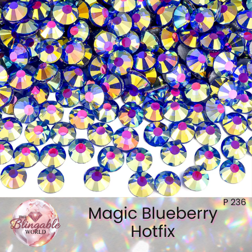 Magic Blueberry - Hotfix Glass Flatback Rhinestone