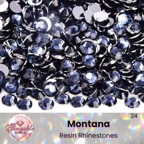 Montana - Resin Flatback Rhinestone