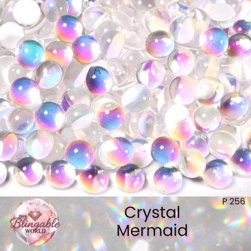 Crystal Mermaid - Glass Flatback Rhinestone