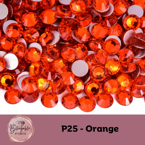 P 25 - Glass Flatback Rhinestone