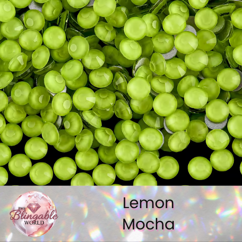 Lemon Mocha - Glass Flatback Rhinestone