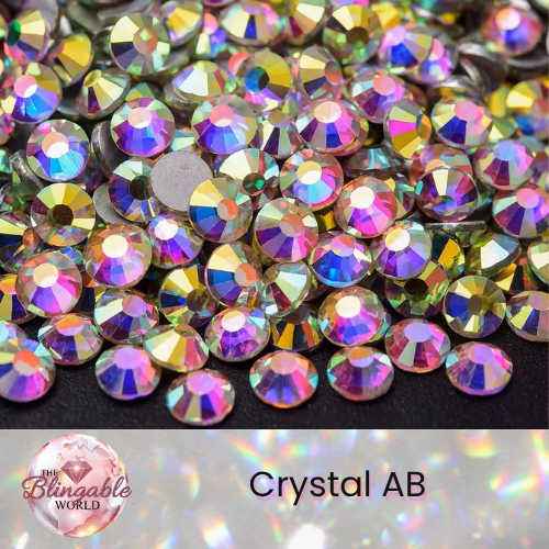 Crystal AB - Glass Flatback Rhinestone