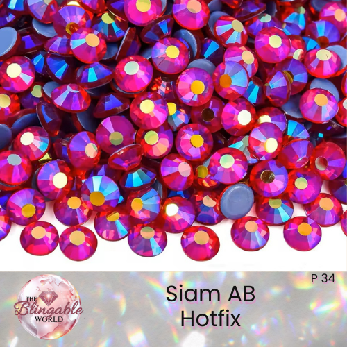 Siam AB - Hotfix Glass Flatback Rhinestone