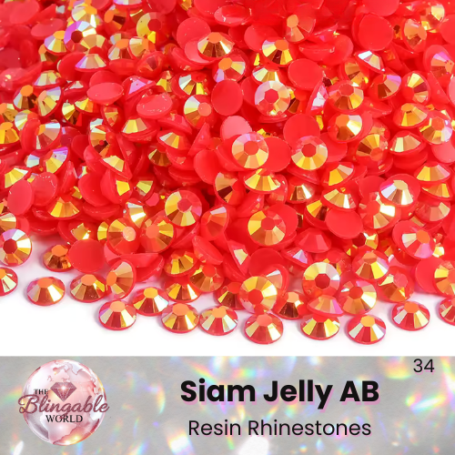 Siam Jelly AB - Resin Flatback Rhinestone