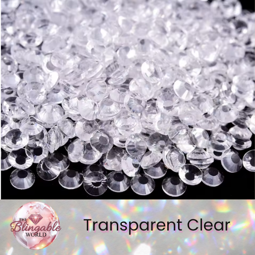 Transparent Clear - Glass Flatback Rhinestone