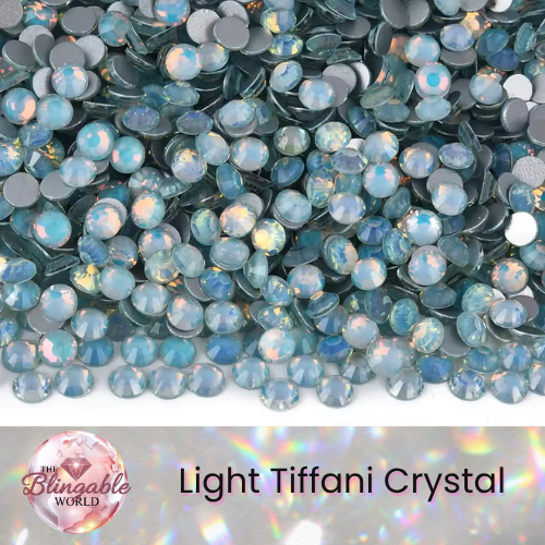 Light Tiffani Crystal - Glass Flatback Rhinestone
