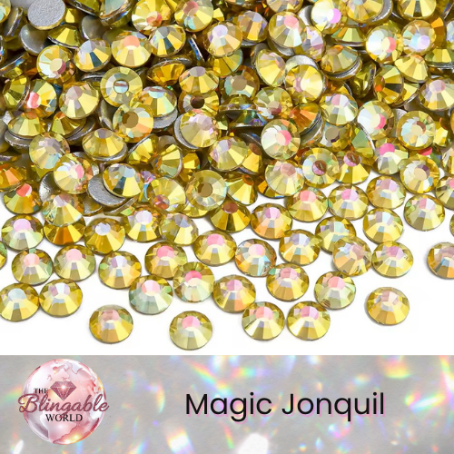 Magic Jonquil - Glass Flatback Rhinestone
