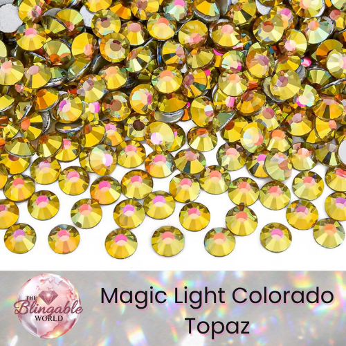 Magic Light Colorado Toapz - Glass Flatback Rhinestone