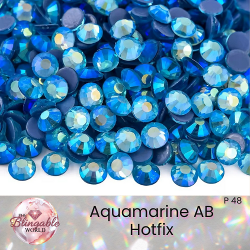 Aquamarine AB - Hotfix Glass Flatback Rhinestone