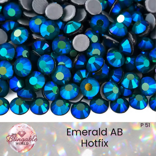 Emerald AB - Hotfix Glass Flatback Rhinestone