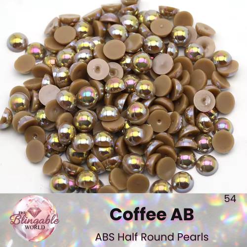 Coffee AB - Half Round Pearls