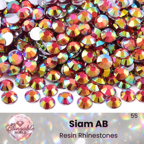 Siam AB - Resin Flatback Rhinestone