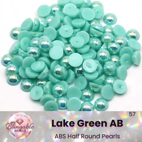 Lake Green AB - Half Round Pearls