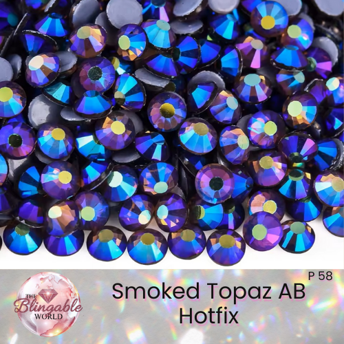 Smoked Topaz AB - Hotfix Glass Flatback Rhinestone