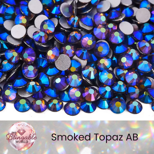 Smoked Topaz - Glass Flatback Rhinestone