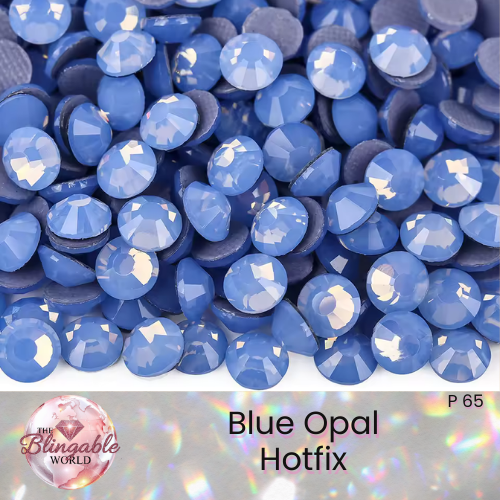 Blue Opal - Hotfix Glass Flatback Rhinestone