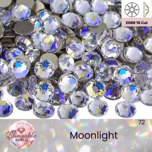 Moonlight - 2088 Glass Flatback Rhinestone