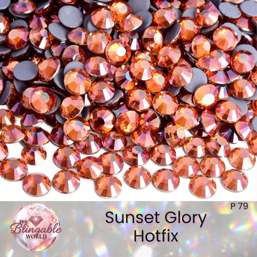 Sunset Glory - Hotfix Glass Flatback Rhinestone