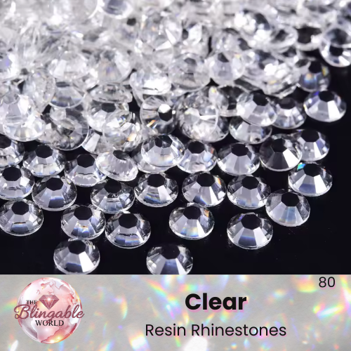 Clear - Resin Flatback Rhinestone