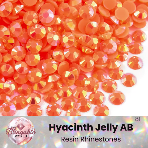 Hyacinth Jelly AB - Resin Flatback Rhinestone