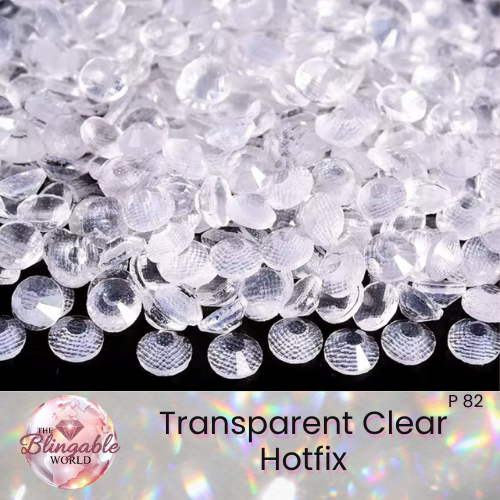 Transparent Clear - Hotfix Glass Flatback Rhinestone