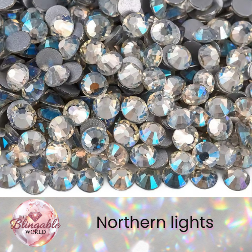 Northern Lights - Glass Flatback Rhinestone