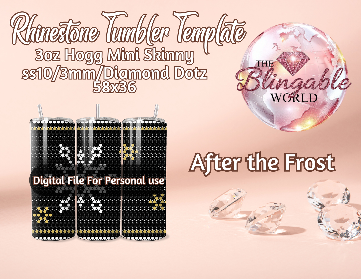 After the Frost - 3oz Tumbler Template *Digital File*