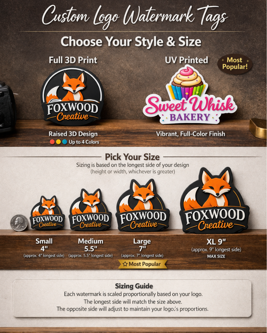 Custom Logo Watermark Tag