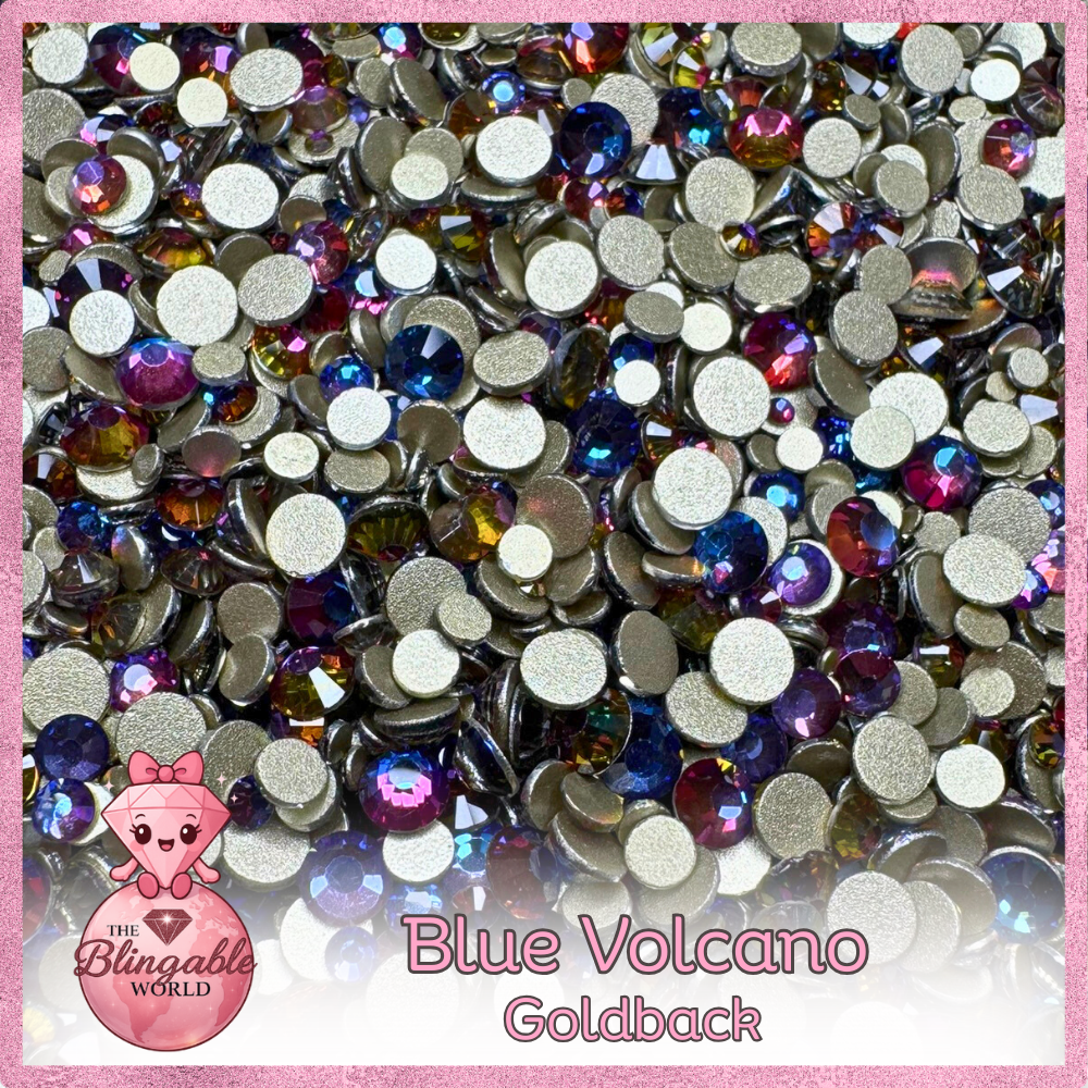 Gold Back Rhinestones - Live Bling Scoops