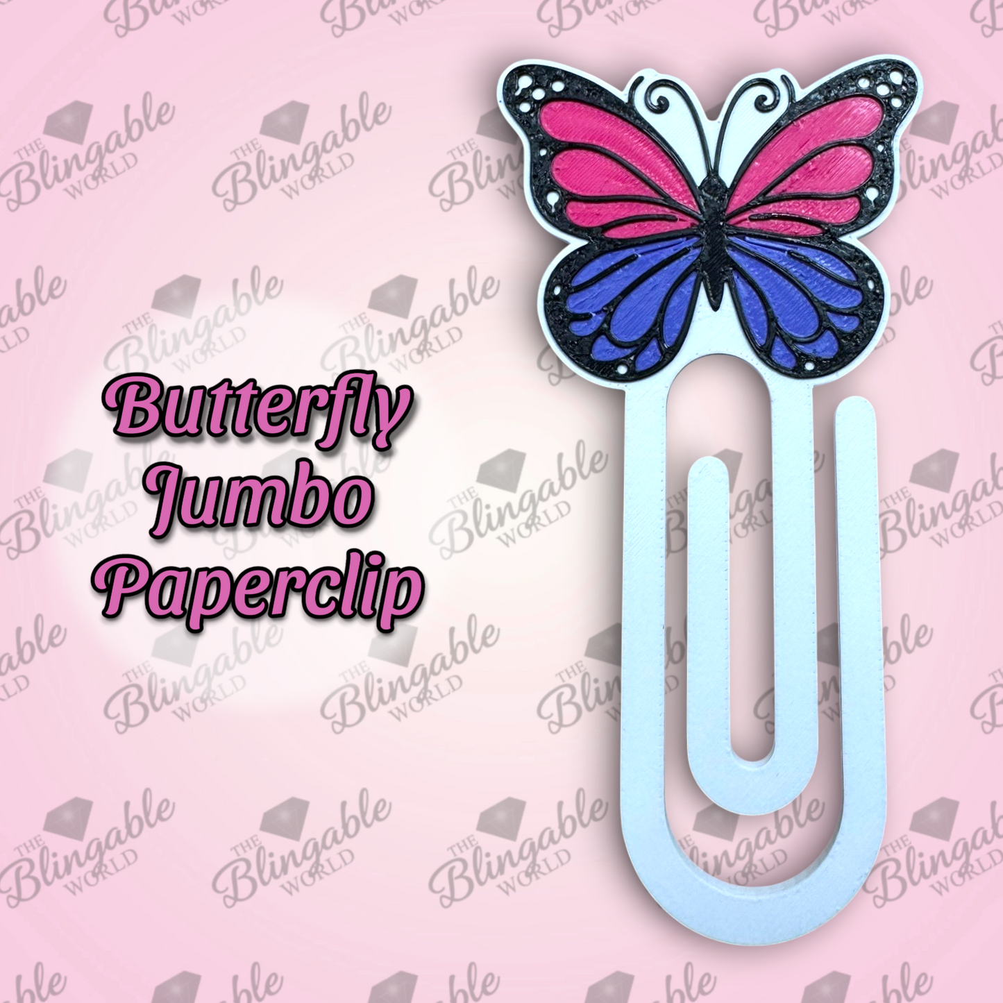 Butterfly Jumbo Paper Clip